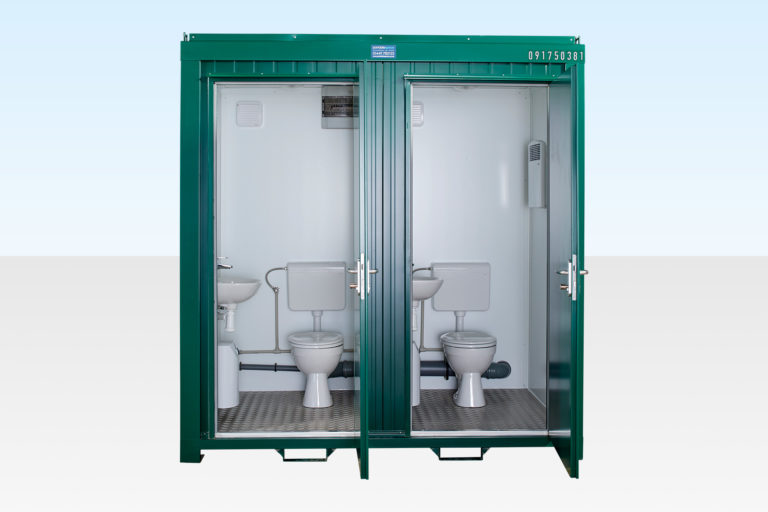 Double Site Toilet for Sale (Green RAL6005)